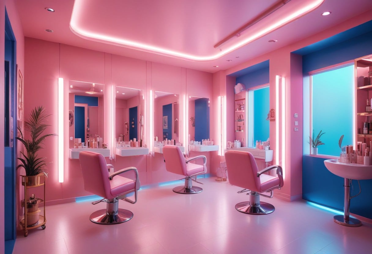 pikaso_texttoimage_beauti-salon-2050-years-without-humans-pinkblue